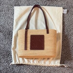 Loewe Tan Raffia bag